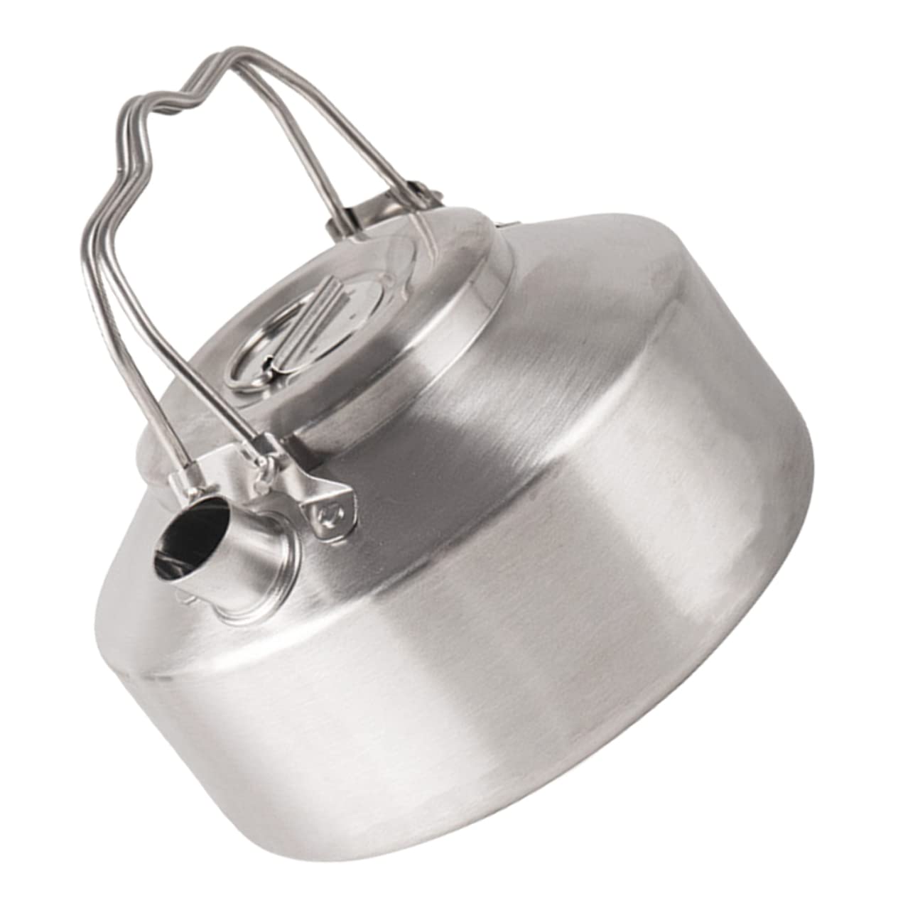 Amosfun Portable Camping Kettle Multi Function Stovetop Teapot for Boiling Water Soup and Tea Lightweight Outdoor Supply for Hiking Fishing and Self Driving