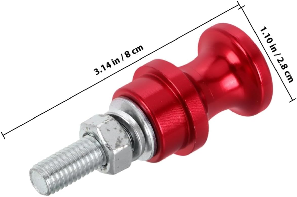 Steel Bolt Winch Hook Alignment Stand M10 Red Half-Linked Winch Hook Mount for Off-Road Towing