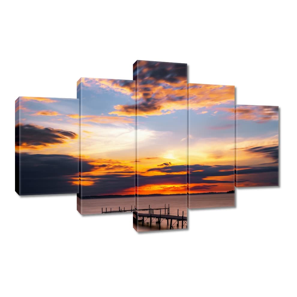 Cuadro West Lake Bridge 120x80cm para renovar paredes vacías con lienzo decorativo H5475M