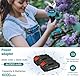 Akku Astschere 40mm Elektrische Gartenschere: Elektrische Astschere Gartenschere mit 2 x 3000 mAh Akku,SK5 mit Sicherheitsverriegelung Obstbaumschere Geeignet für Gärten, Äste, Blumenbeete(Blau)