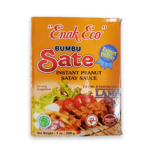 Enak Eco Instant Peanut satay sauce Lamb 2x200g
