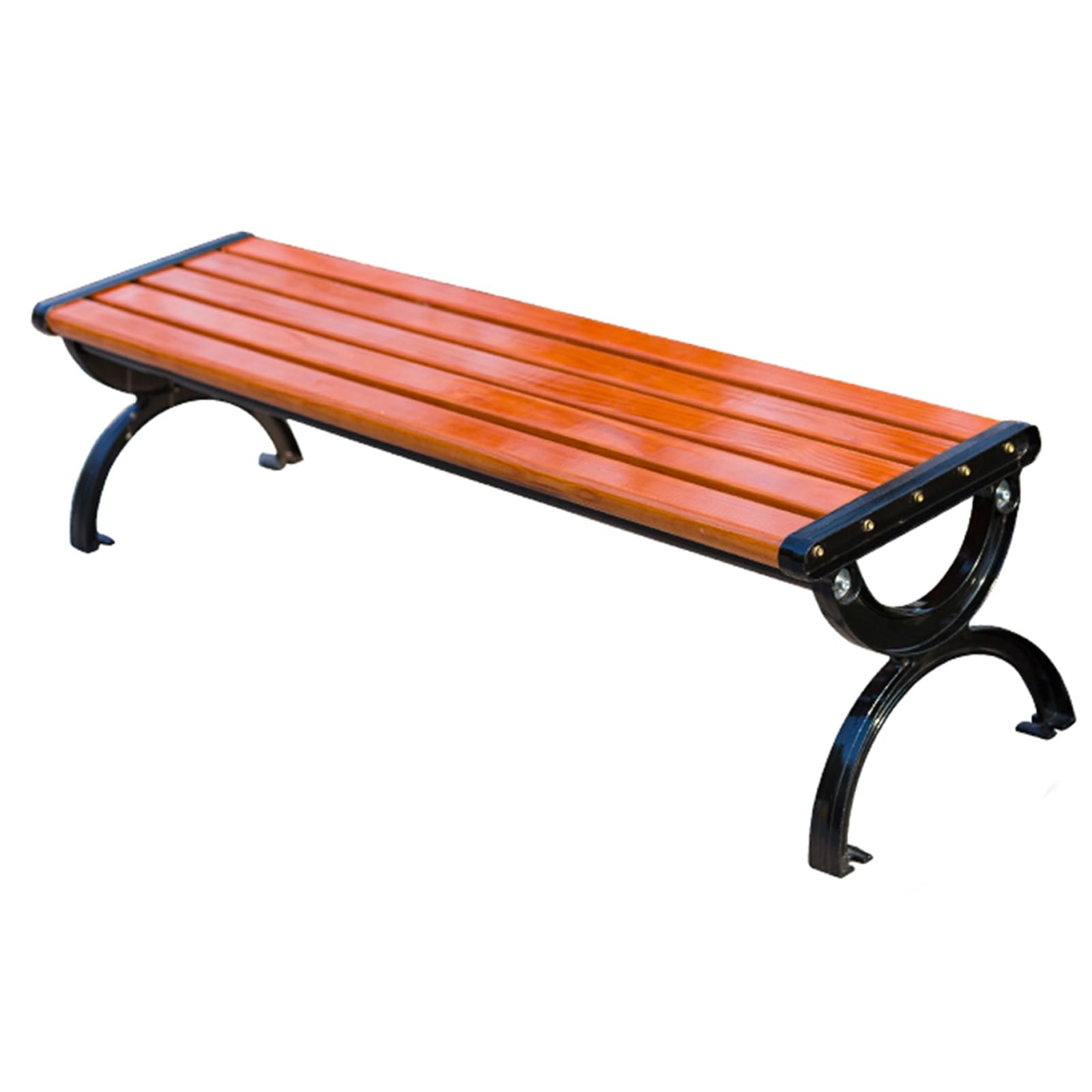 Banc de parc extérieur 150 cm pour remplacer le mobilier urbain dégradé