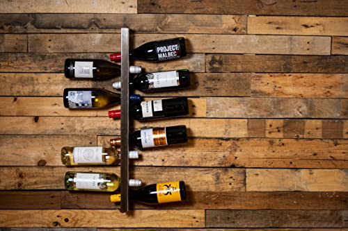 bar@drinkstuff Wijnbar Hedendaags Wijnrek 12 Fles Metalen Wandgemonteerde Wijnrek, Wijnflessenrek, Horizontaal Wijnflessenrek.. - Image 3