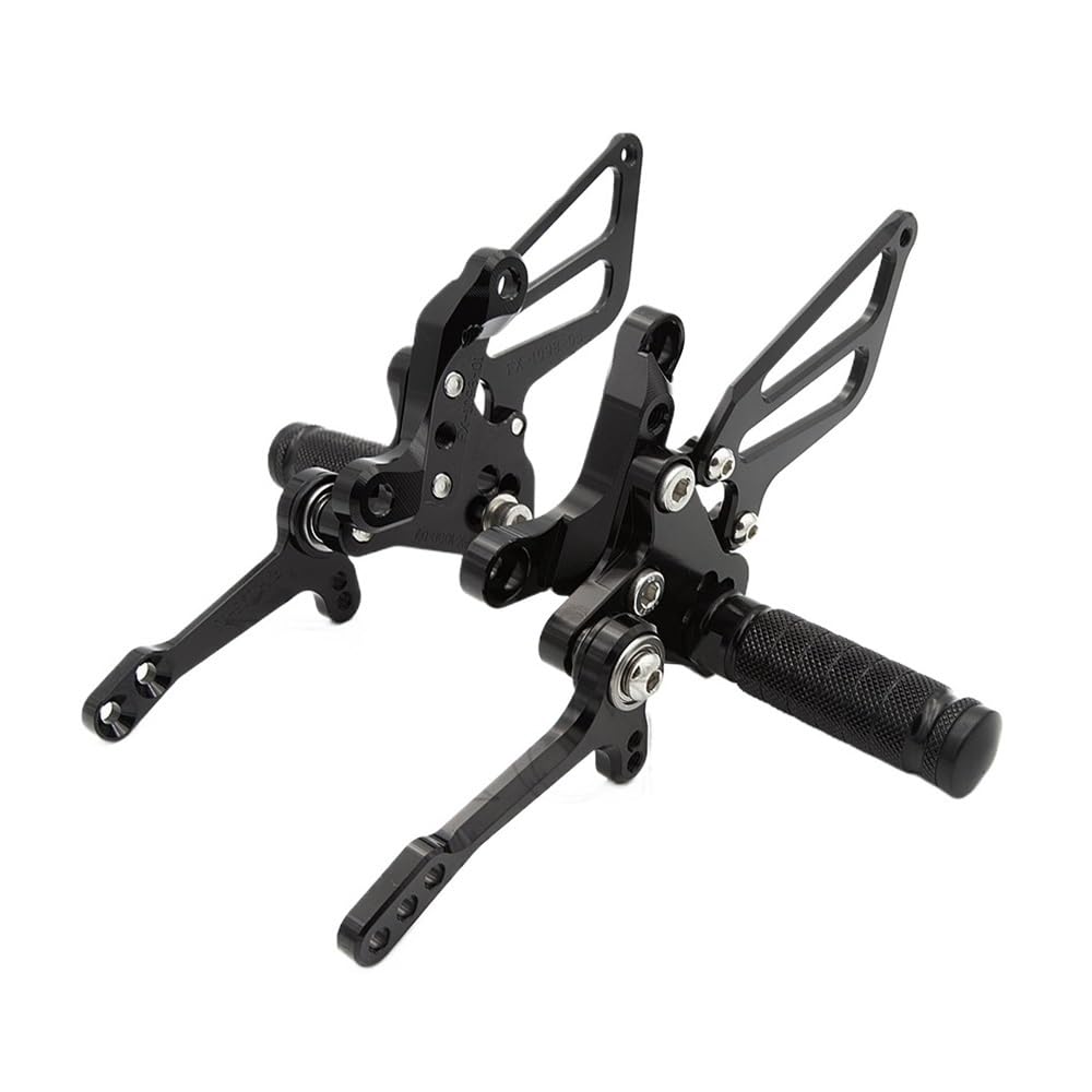 Para D&ucati 1098 1098S 1198 848 EVO Estriberas Traseras Invertidas Palanca Cambios GP Reposapiés Ajustable Para Motocicleta Juego Trasero Estriberas