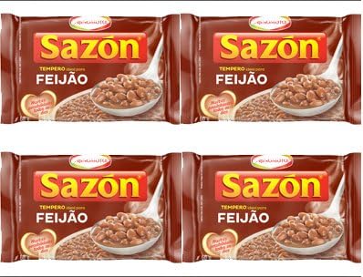 Sazon Tempero Feijão Pack 4