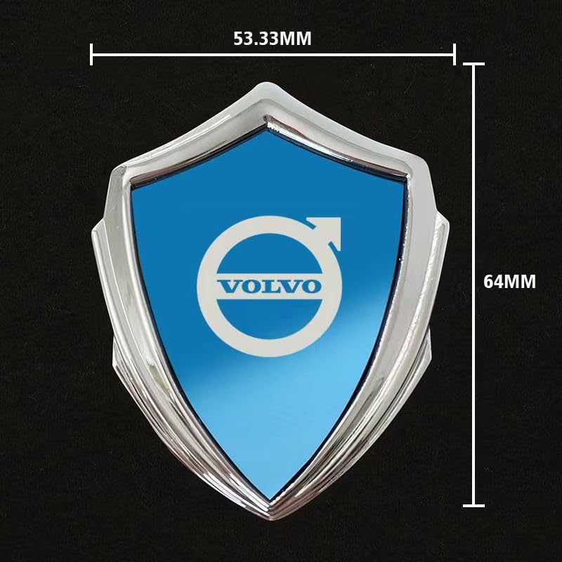 4 Stuks Auto Naafdoppen voor Volvo EX30, Badge Embleem Sticker