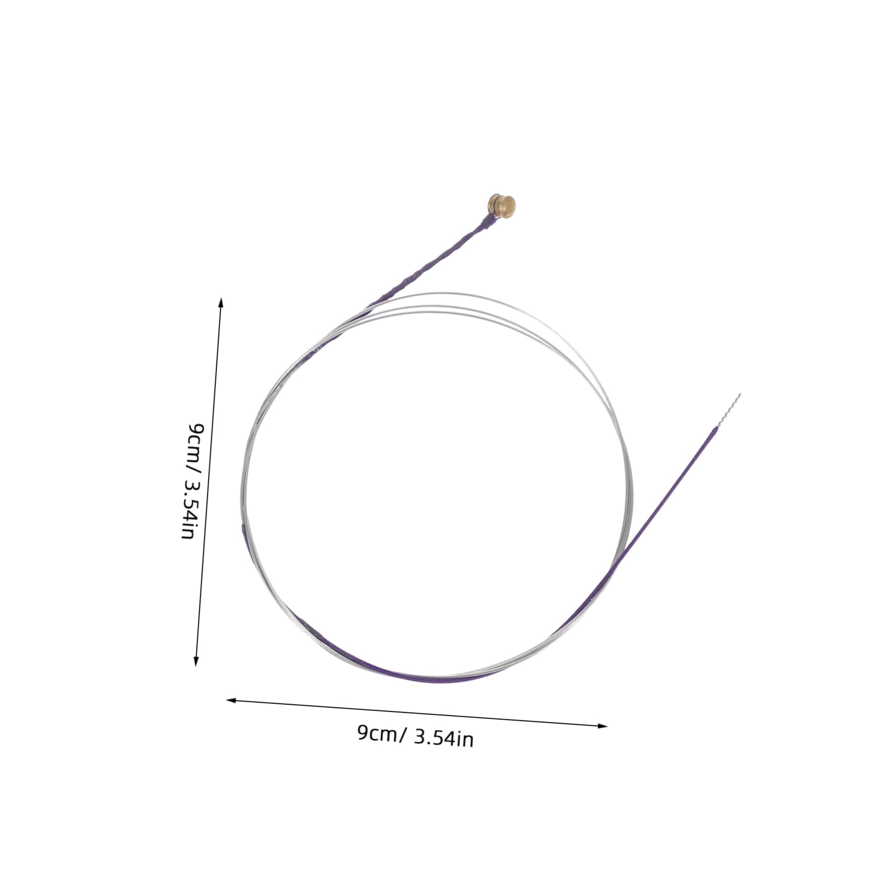 BESTonZON 2 Sets Viola Strings Metal Musical Strings Replacement for Old Viola Enhanced Tone Volume