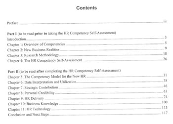 Paperback Competencies for the New HR Book