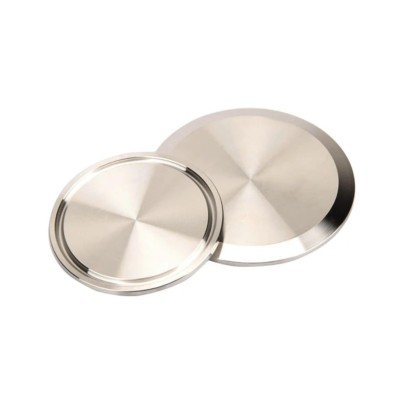 AARTERZZA 1pc 1.5" 2" 3" 4" 6" Tri Clamp SUS 304 Stainless Tri-Clamp TC Blind Cover End Cap Home Brew Wine Ferrule OD 50.5mm-145mm(Ferrule 34mm)