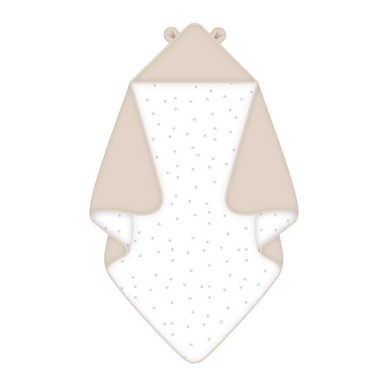 Couverture à capuche Little Bear coton pour câliner bébé