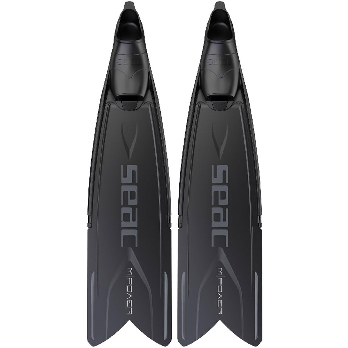 SEAC M-Power Tris, Freediving and Spearfishing Set M-Power Long fins, Eagle Diving mask Jet Snorkel, Shoulder Bag Included