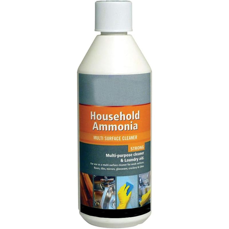 500ml Traditional Multi Purpose All Purpose Cleaner Household Ammonia Strong Multi Surface Cleaner & Laundry Aid Stain Remover Liquid Cleaner (1 500ml)