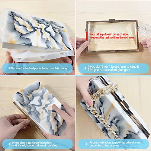 Shaker Clutch Bag Resin molds silicome Large - Image 3