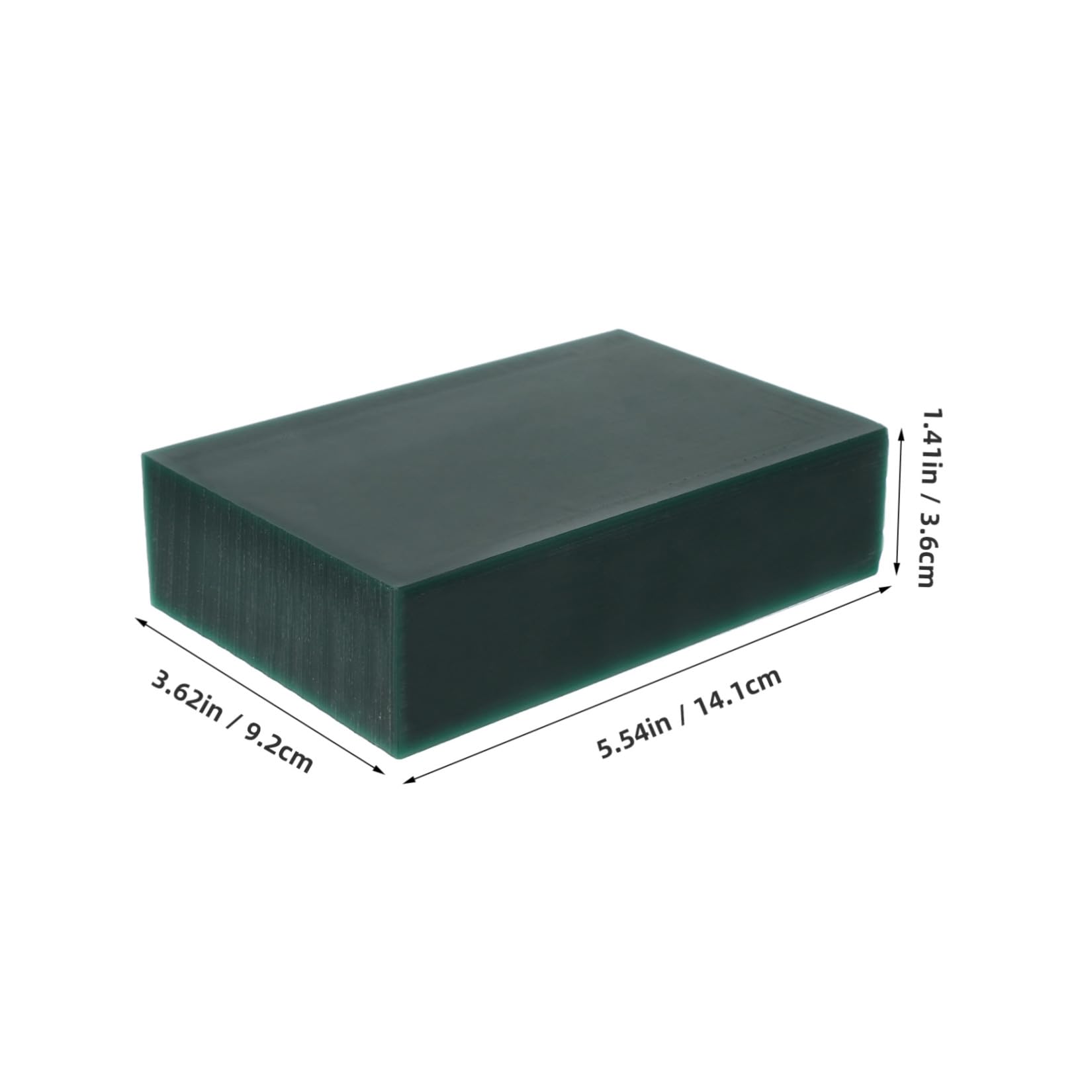 SOLUSTRE Blocco di Cera Cera per per Intaglio per Creazione Prototipi e Stampi, Resistente Verde per Artigiani Esperti