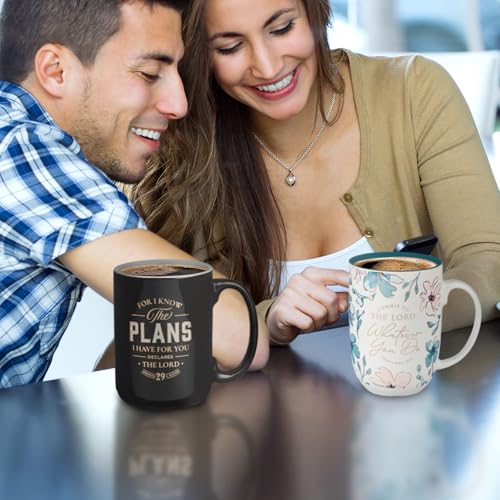 Image of Christian Art Gifts Large Ceramic Coffee & Tea Scripture Mug for Women