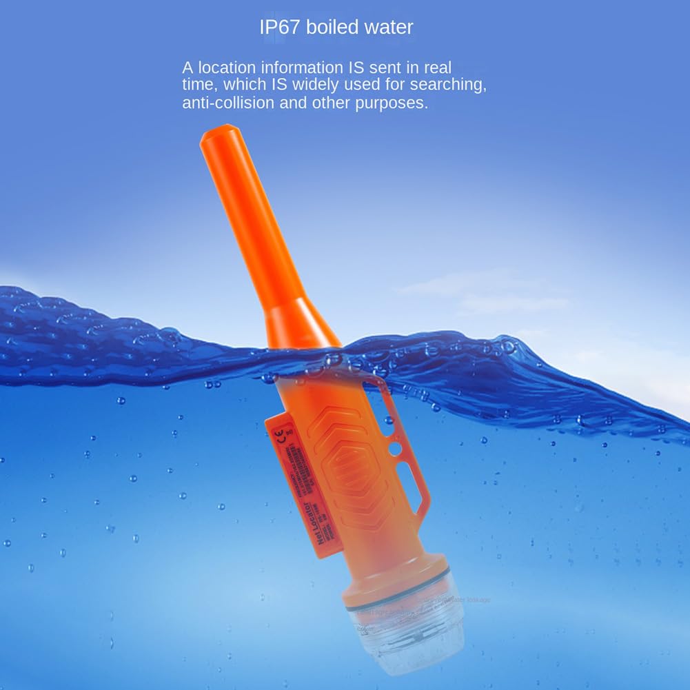 Novara 1 Pièce RS109M Marine Boat Net Position Instrument Fit for Fishing Net Positioning with Antenna IPX7 Waterproof GPS Tracker