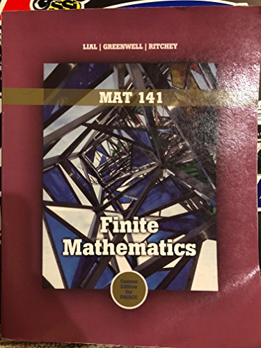 Finite Mathematics 1256636959 Book Cover