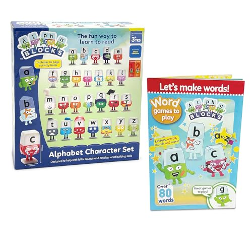 Alphablocks Alphabet Character Set for Kids Alphablocks the Fun Way to Learn to Read. Designed to Help Develop Letter Sounds and Word Building Skills - Features Interactive Activity Book - 3+ Years - Image 4