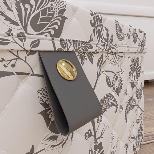 Martha-Stewart-Essential-Collapsible-Decorative-Home-Storage-Organization-With-Lidded-Tops-Lidded-Storage-Organizer-Bedford-Floral Martha Stewart Essential Collapsible Decorative Home Storage Organization With Lidded Tops Lidded Storage Organizer Bedford Floral