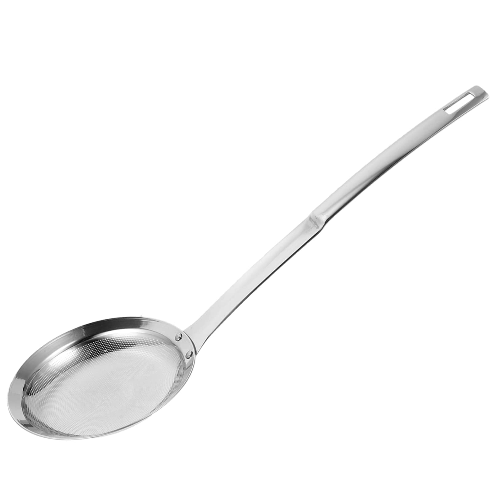 Ciieeo Hot Pot Strainer Spoon Fine Mesh Skimmer Ladle for Soup Oil Separation Stainless Steel Easy to Clean Kitchen Tool