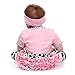 Reborn Baby Dolls Clothes Girl Pink Outfits for 20
