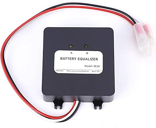 iSunergy Ecualizador de batería de 24 V, 2 baterías de 12 V, cargador equilibrador de voltaje para inundación de gel, AGM, batería de litio de plomo