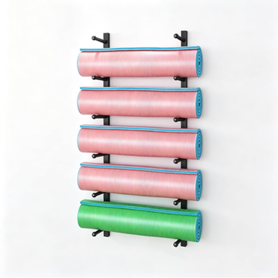 Organizador Metálico De 6 Niveles,Estante para Esterillas De Yoga