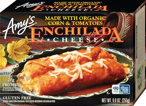 Amy's Frozen Meals, Cheese Enchilada Entree, Gluten Free, 9 oz.