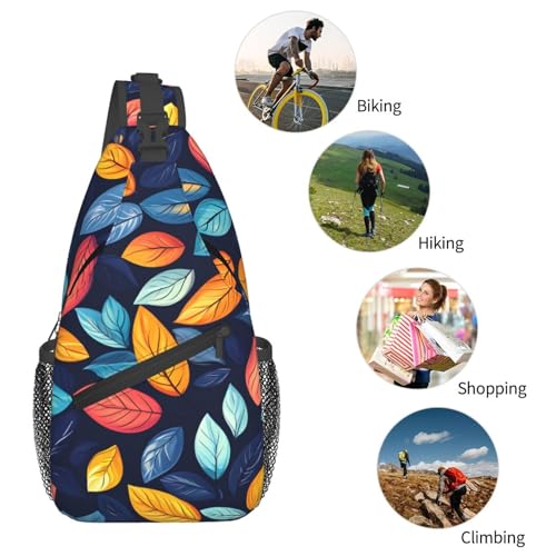 Morrales Deportivos Crossbody Unisex 15.3x7.2x3.5 pulg miniatura 6