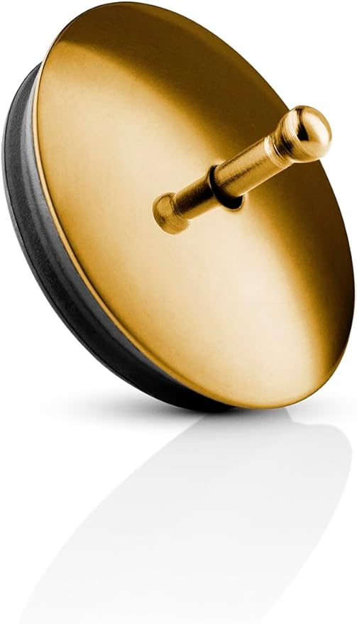 Eva Solo | Gold Round Carafe Lid | Flip Top | Drip-Free | Easy-Clean, Dishwasher-Safe | No-Polish Brass-Look PVD Coating