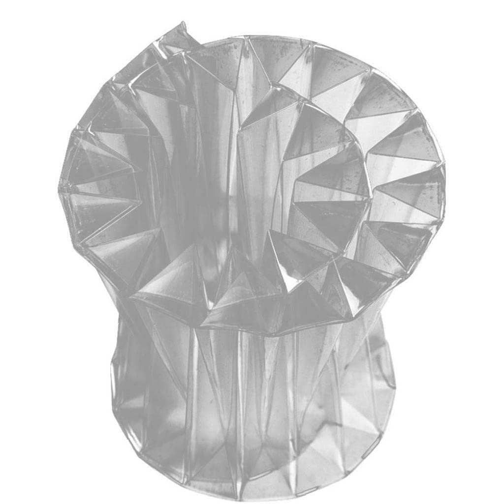 Froiny Style 2 Transparent Plastic Origami Semicircle Mousse Cake Border Diy Baking Printing Mold Cake Stencil Chocolate Fondant Decorating,70*15Cm