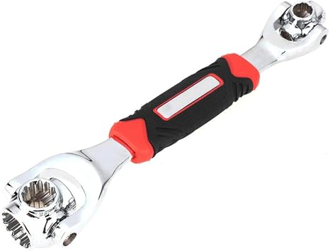 Universal Wrench 48 in 1 Tiger Wrench 360 Degree Revolving Spanner Tool for Home and Furniture Car Repair