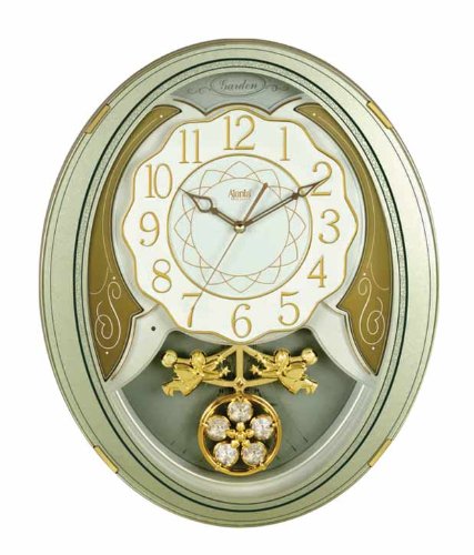 Ajanta Musical and Pendulum Clock (Brown, 3127) : Amazon.in: Home & Kitchen