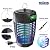 Mosquito Repellent Outdoor Patio Bug Zapper Indoor Electric Fly Mosquito Zapper Killer with Collection Tray for Home and Garden