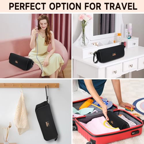 Bolso de viaje para herramientas de cabello con tapete resistente al calor miniatura 6