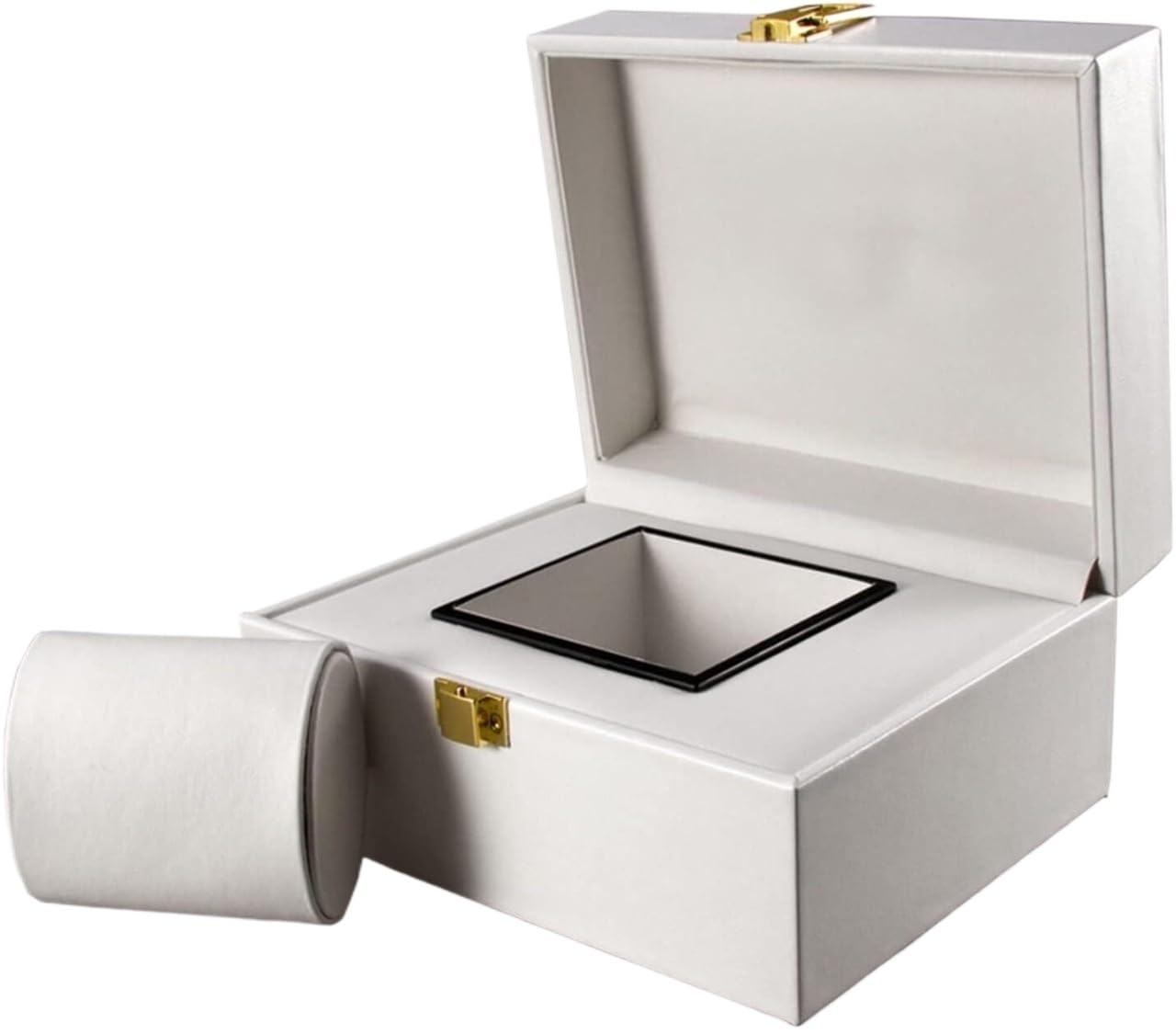 dvegGEE Watch Packaging Box Simple Leather Flip Watch Box Watch Storage