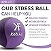 Koh Fit Stress Ball for Adults - Stress Reliever Squeeze Balls - for Hand Therapy and Stress Relief