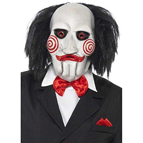 Smiffys Masque intégral Tueur Saw Adulte - Blanc - Taille Unique