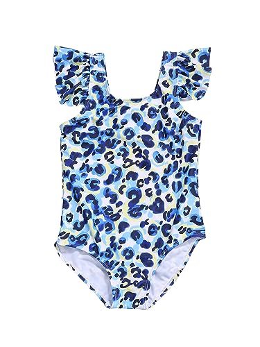 LIZENS Girls Swimwear One Piece Swimsuit Toddler Cute Beach Bathing Suit