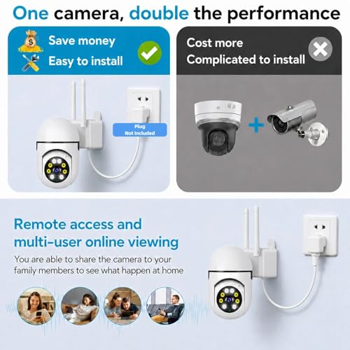 Ourlife Wired Security Camera Outdoor 1080P,2.4/5GHz Dual-Band - image 7