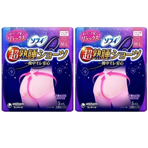 ソフィ 超熟睡 ショーツ M/Lサイズ 5枚 × 2袋 計10枚 まとめ買い 生理用品 ナプキン ショーツ sk
