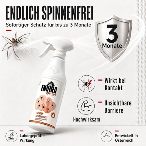 Envira Spinnenspray 500 ml - hochwirksam gegen Spinnen im Haus – Ansicht 2