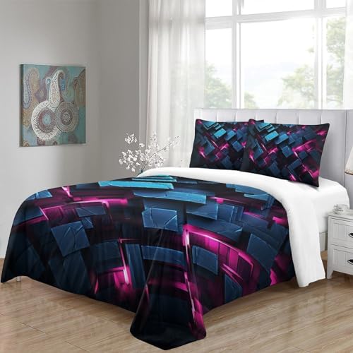 Housse de couette 3D IOFEER parure de lit en microfibre de qualité supérieure