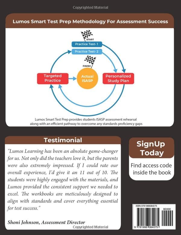 Iowa Statewide Assessment of Student Progress Test Prep: Grade 4 English Language Arts Literacy (ELA) Practice Workbook and Full-length Online Assessments: ISASP Study Guide - Image 2
