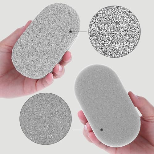 Image of Kitchen Scrub Sponges, Non-Scratch Cleaning Sponge, Sponge for Household, Reusable Dish Sponge for Dishes, Pots, Pans 3 Pack Silver