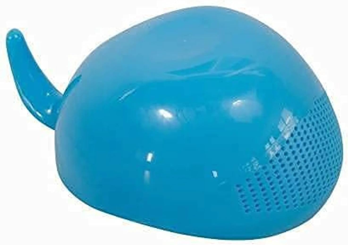 Food Strainer Colander with Handle, Fruit Basket, Pasta Strainer, Vegetable Strainer, Kitchen Sieve, Washing Bowl | Lightweight Durable Food Drainer with Side Holes | Quick Drain Design (Blue)