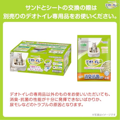 デオトイレ デオトイレ 消臭・抗菌サンド 18L(4.5L×4袋)【Amazon.co.jp限定】 の商品画像 6