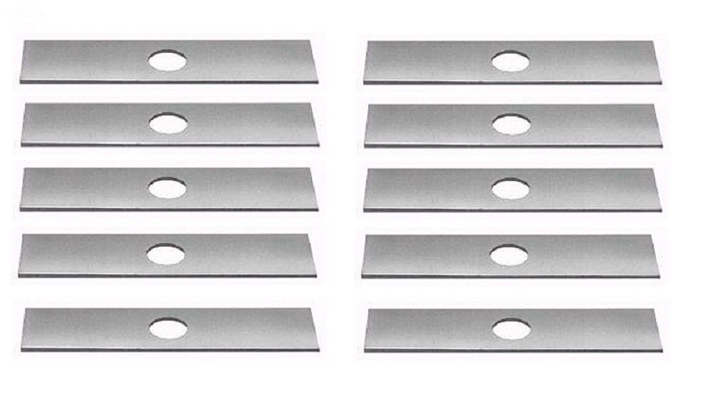 10 Pack, Edger Blades Replace Ryobi 613223, Echo 720-237-001, Stihl 4133-713-4101, Maruyama 216062. Green Machine 237001