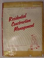 Residential Construction Management B006XJOA08 Book Cover