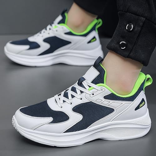 Baskets à lacets homme pieds larges légères et chaussures de marche en maille - 2